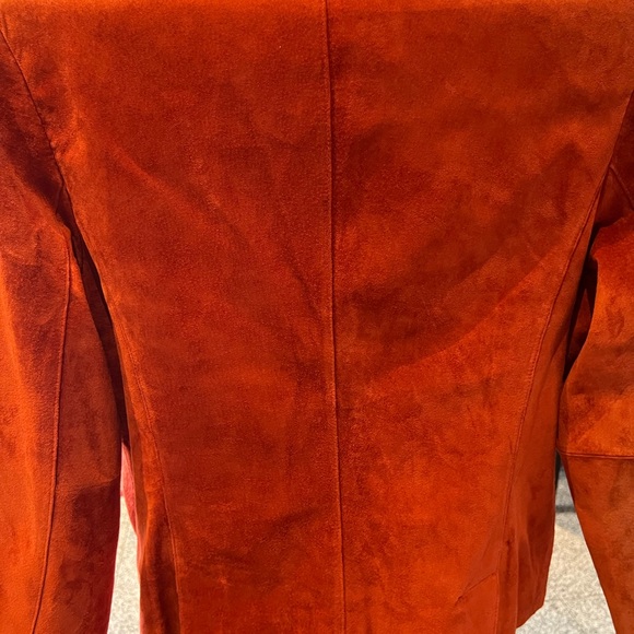 Valerie Steven's Suede Jacket. Beautiful tailored design, size large fits snug. - Picture 15 of 15